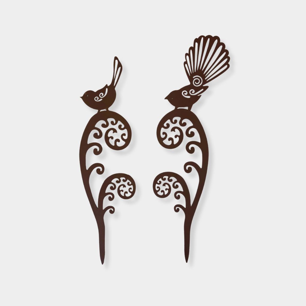 Fantail Garden Stake (Set of Two)