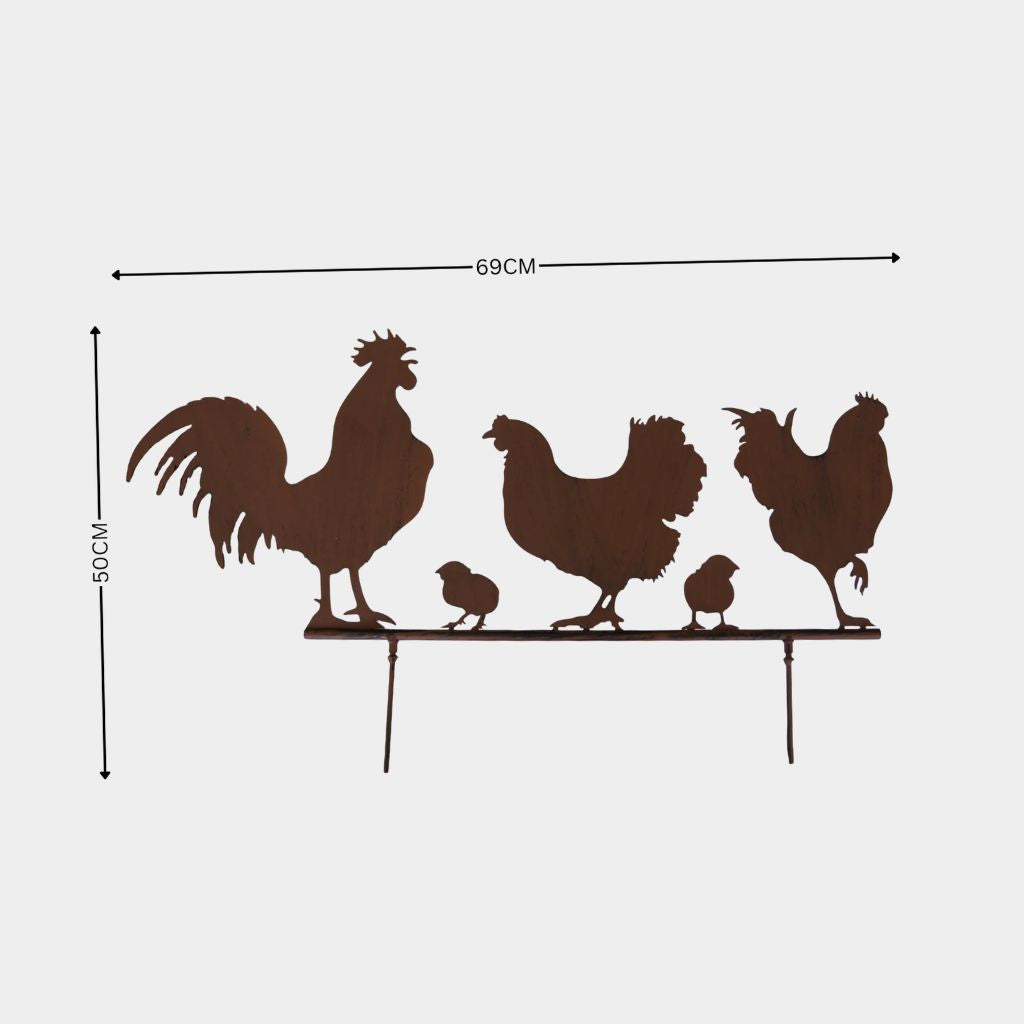 Henhouse Garden Stake