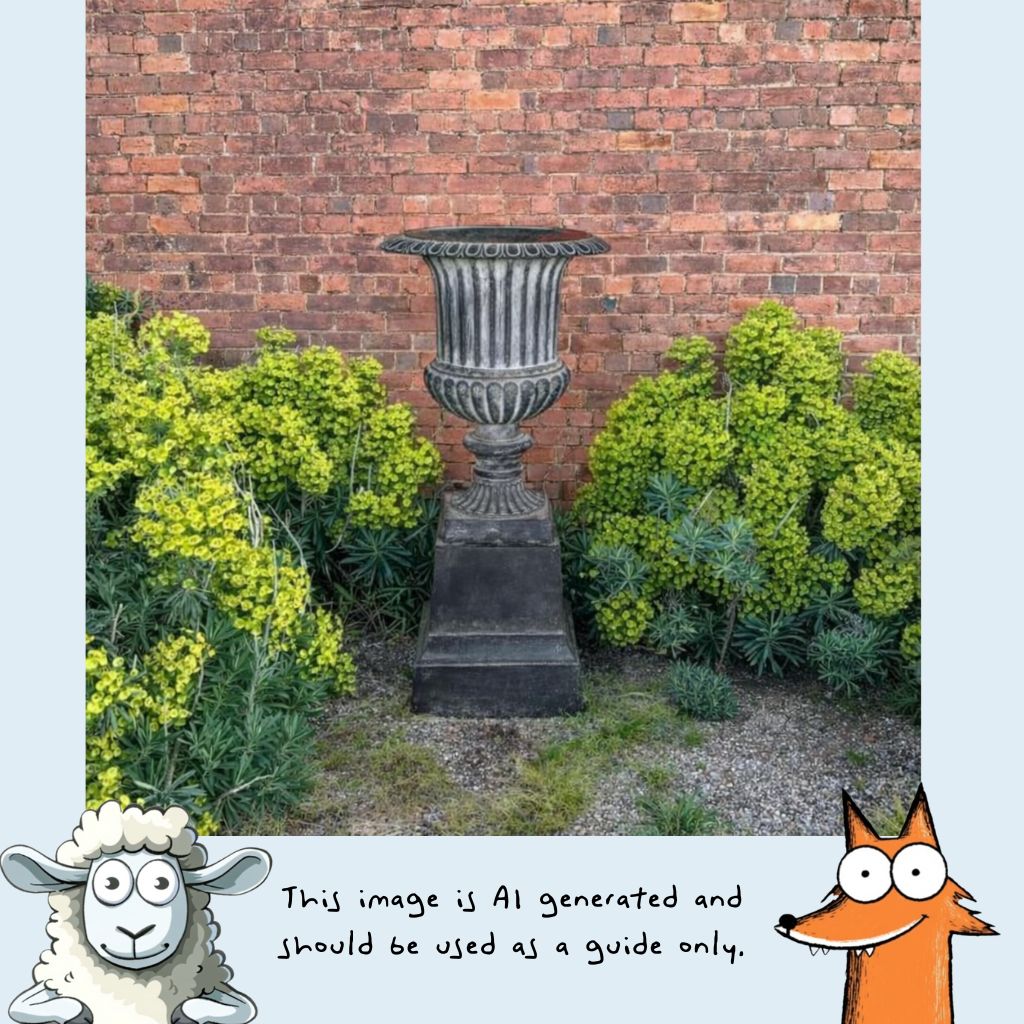 Lead Venetian Urn & Base